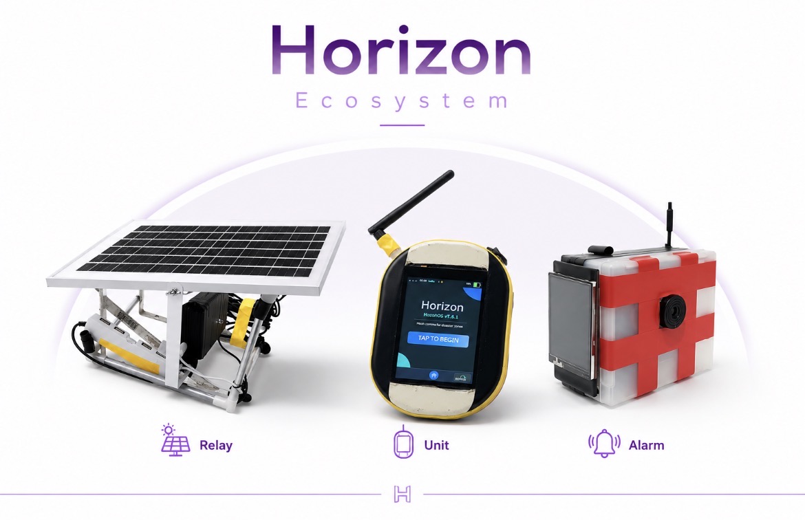 All three Horizon devices together